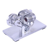 Stirlingkit Stirling Engine Model Aluminium Alloy Quartz Heating Tube Stirling Educational Motor Kit, view 4