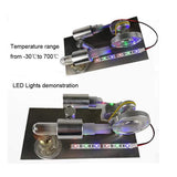 Stirlingkit Stirling Engine Model External Combustion Model Toy With LED Light, view 2