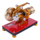 Stirlingkit Stirling Engine Model Kit Aluminum Alloy Anodized Flame Engine Professional Heat Energy Engine, view 3