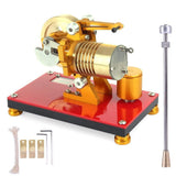 Stirlingkit Stirling Engine Model Kit Aluminum Alloy Anodized Flame Engine Professional Heat Energy Engine, view 5