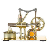 Stirlingkit Stirling Engine Model Kit Single Cylinder Balance Science Experiment Kit with All-metal Base, view 4