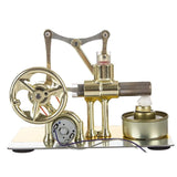 Stirlingkit Stirling Engine Model Kit Single Cylinder Balance Science Experiment Kit with All-metal Base, view 5