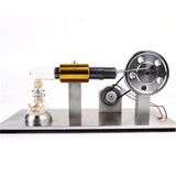 Stirlingkit Stirling Engine Model Metal Single Cylinder External Combustion Generator Model DIY Stem Engine Model, view 2