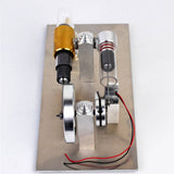 Stirlingkit Stirling Engine Model Metal Single Cylinder External Combustion Generator Model DIY Stem Engine Model, view 5