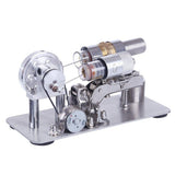Stirlingkit Stirling Engine Model Metal Single Cylinder Power Generator Micro External Combustion Engine Stem Model, view 3