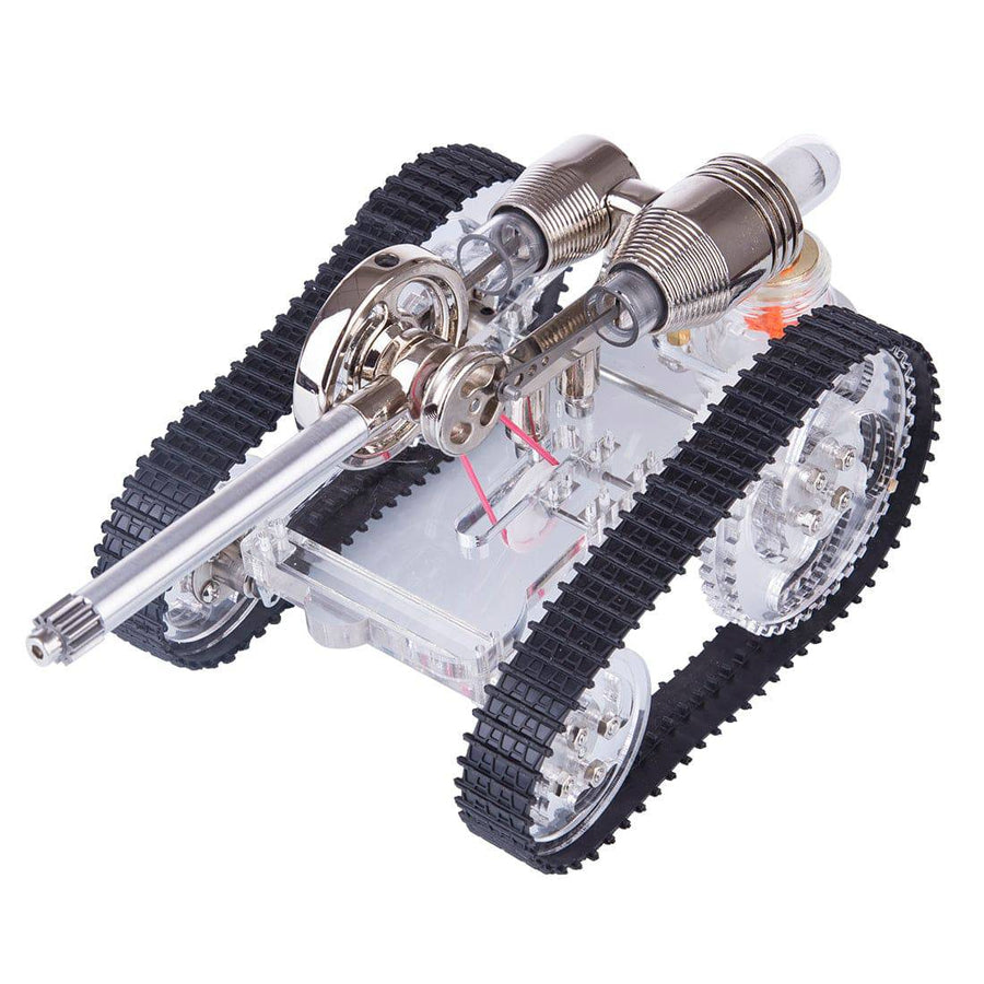 Stirlingkit Stirling Engine Model Metal Tank Stirling Engine Motor Model External Combustion Engine