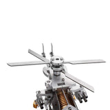 Stirlingkit Stirling Engine Model Military Helicopter Design Science Metal Toy Collection Children Kids Educational Experiment, view 5