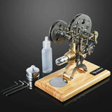 Stirlingkit Stirling Engine Model Nostalgic Film Projector Style Retro External Combustion Engine Model, view 2
