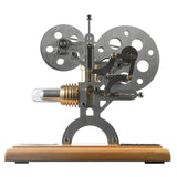 Stirlingkit Stirling Engine Model Nostalgic Film Projector Style Retro External Combustion Engine Model, view 4