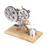 Stirlingkit Stirling Engine Model Nostalgic Film Projector Style Retro External Combustion Engine Model, view 6