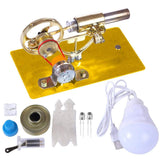 Stirlingkit Stirling Engine Model Physical Motor Power Generator External Combustion Educational Toy, view 2