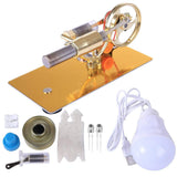 Stirlingkit Stirling Engine Model Physical Motor Power Generator External Combustion Educational Toy, view 3