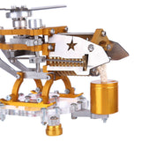 Stirlingkit Stirling Engine Model Transport Helicopter Design Model Science Metal Stirling Engine School Educational Equipment Supply, view 6