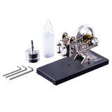 Stirlingkit Stirling Engine Model Vacuum Motor Model Kit Engine Educational Toys, view 2