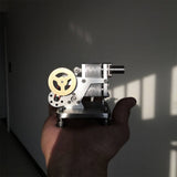stirlingkit Full Metal Stirling Engine Model Mini Generator Model Steam Science Educational Engine Toy, view 6