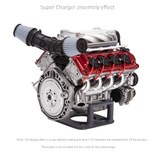 Stirlingkit Supercharger For MAD RC V8 Engine Kits That Works, view 4