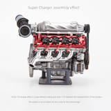 Stirlingkit Supercharger For MAD RC V8 Engine Kits That Works, view 6