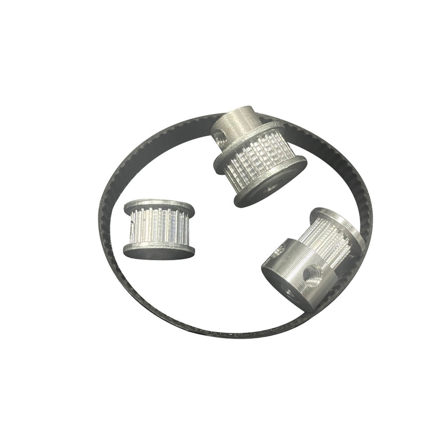 Stirlingkit Synchronous Pulley & Belt Assembly Set for ENJOMOR D6 36cc Inline Four-cylinder Engine Models