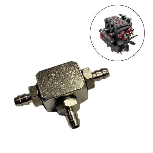 Stirlingkit T-shaped Connector Oil Water Shunt for TOYAN FS-L200 Engine / Gasoline Powered Model
