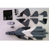 Stirlingkit T50 EPO EDF Fighter Jet Hand Throwing RC Aircraft Airplane PNP - Grey, view 2