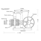 Stirlingkit Tarot Full Metal Stirling Engine Model Steam Science Educational Engine Toy, view 4