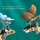 Stirlingkit TECHING 3D Metal Mechanical Butterfly Self-Assembly Model Kits, view 2