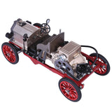 Stirlingkit Teching Assembly Vintage Classic Car Metal Mechanical Model Toy with Electric Engine 310+pcs, view 4