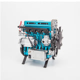 Stirlingkit TECHING Build Your Own 4 Cylinder Engine Kits for Adults with Turbocharger DM111 Upgrade, view 2