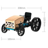 Stirlingkit Teching Creative All-metal Retro Car Model High Challenge Assembled Electric Model Kit, view 3