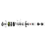 Stirlingkit TECHING DIY Twin-spool Turbofan Engine Kits Assembly 1/10 Electric Aircraft Engine DM119, view 4