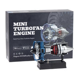 Stirlingkit TECHING DM122 Build Your Own Mini Cutaway Turbofan Engine Model Kit – Functional STEM Gift for Future Engineers, view 3
