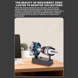 Stirlingkit TECHING DM122 Build Your Own Mini Cutaway Turbofan Engine Model Kit – Functional STEM Gift for Future Engineers, view 4