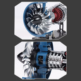 Stirlingkit TECHING DM122 Build Your Own Mini Cutaway Turbofan Engine Model Kit – Functional STEM Gift for Future Engineers, view 5