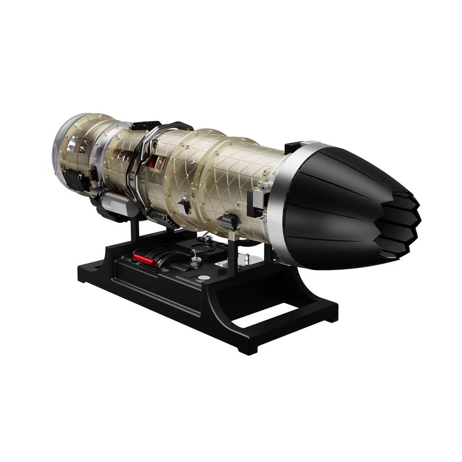 Stirlingkit TECHING DM135 1/10 Turbofan Engine Model Kit that Works F35 Military Fighter Jet Engine Kits 600+PCS