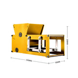 Stirlingkit Teching DM605 123Pcs Grain Threshing Machine Thresher Model Building DIY Kit, view 5