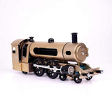 Stirlingkit Teching Engine Steam Train Model With Pathway Full Aluminum Alloy Model Gift Collection STEM Toys, view 3