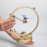 Stirlingkit Teching Flying Dragonfly Kinetic Sculpture 3D Metal Model DIY Kits, view 5