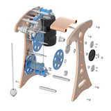 Stirlingkit Teching Galileo Pendulum Clock Full Aluminum Alloy Stirling Engine Model, view 5