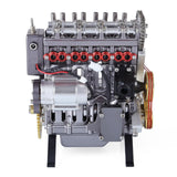 Stirlingkit Teching Inline Four-Cylinder Full Aluminum Alloy Assembling Model Science Education Engine for Collection, view 6