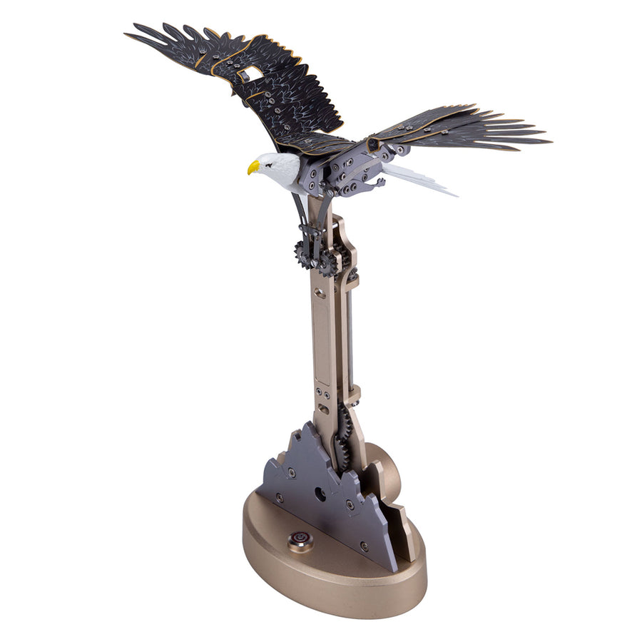 Stirlingkit TECHING Kinetic Bald Eagle Sculptures Kits with Flapping Wings