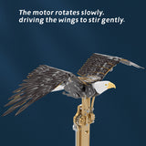 Stirlingkit TECHING Kinetic Bald Eagle Sculptures Kits with Flapping Wings, view 5