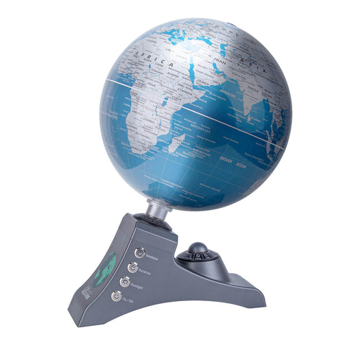 Stirlingkit Teching Multifunctional Auto-Spinning Illuminated World Globe for Kids with Stand