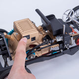 Stirlingkit Teching Single Cylinder Steam Car Assembled Model Building Kits Used Engine, view 6
