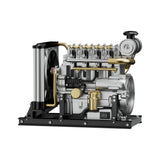 Stirlingkit TECHING Workable Mini Diesel Engine Metal Model Kits DIY OHV 4-cylinder Engine, view 6
