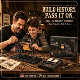 Stirlingkit Teching World's 1st Car Build Your Own Automobile Model Building Kits 430pcs DM229, view 4