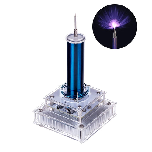 Stirlingkit Tesla Coil Plasma Motor Horn Musical Electronic Experiments Toys Standard Version- US Plug