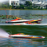 Stirlingkit TFL 1122 Electric Brushless Single Motor CAT Catamaran RC Boat Model with Motor ESC ARTR, view 3