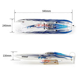 Stirlingkit TFL 1122Z Genesis900 CAT ARTR Electric Catamaran Racing Boat - Single Motor, view 3