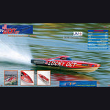 Stirlingkit TFL 1126 Lucky OCT Patron Saint Fiberglass Outerlimits Racing Boat ARTR, view 2