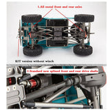 Stirlingkit TFL Bronco C1508 Full Metal 1/10 4WD RC Crawler Assembly Car, view 5